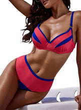 Load image into Gallery viewer, Fluorescent Contrast 2pcs Bikinis Swimsuit