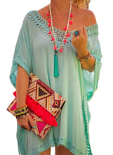 Load image into Gallery viewer, Crochet Trimming Beach Cover up