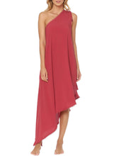 Load image into Gallery viewer, One-Shoulder Maxi Cover-Up Dress