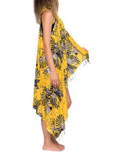 Load image into Gallery viewer, Tropical Beach Vest Cover Up