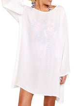 Load image into Gallery viewer, Open Back Tassels Cover Up Dress