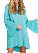 Load image into Gallery viewer, Open Back Tassels Cover Up Dress