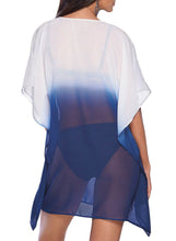 Load image into Gallery viewer, V Neck Kimono Sleeve Beach Cover up