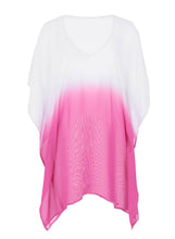 Load image into Gallery viewer, V Neck Kimono Sleeve Beach Cover up