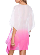 Load image into Gallery viewer, V Neck Kimono Sleeve Beach Cover up
