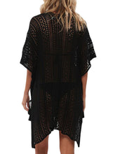 Load image into Gallery viewer, Solid Crochet Knitted Beachwear Swimsuit Cover Up Dress