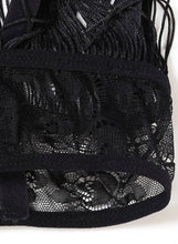 Load image into Gallery viewer, Fringe Lace Bralette Set