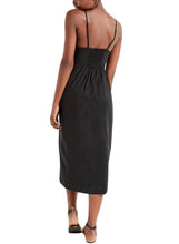 Load image into Gallery viewer, Button-down Linen Midi Dress