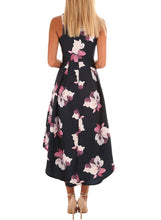 Load image into Gallery viewer, Floral High Low Hem Midi Dress