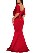 Load image into Gallery viewer, Off The Shoulder Mermaid Maxi Dress