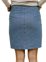 Load image into Gallery viewer, Chic Button up Denim Skirt