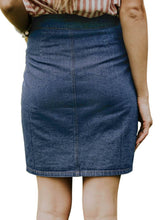 Load image into Gallery viewer, Chic Button up Denim Skirt
