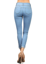 Load image into Gallery viewer, Cuffed Butt Lifting Skinny Jeans