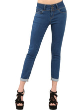 Load image into Gallery viewer, Cuffed Butt Lifting Skinny Jeans