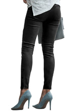 Load image into Gallery viewer, Patched Ruched Zip Bottom Skinny Jeans