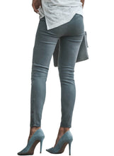 Load image into Gallery viewer, Patched Ruched Zip Bottom Skinny Jeans