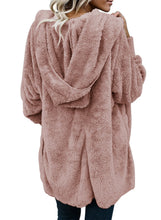 Load image into Gallery viewer, Open Front Fleece Cardigan Jacket