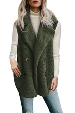 Load image into Gallery viewer, Button Detail Lambswool Vest Jacket