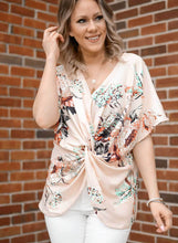 Load image into Gallery viewer, Floral Loose Twist Blouse