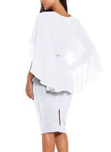 Load image into Gallery viewer, Waist Pleats Rhinestone Detail Midi Dress