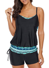 Load image into Gallery viewer, Covered Halter Tankini Swim Top