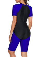 Load image into Gallery viewer, Color block Surfing One-piece Swimsuit