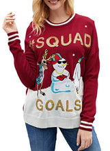 Load image into Gallery viewer, Christmas Snowman Ugly Sweater