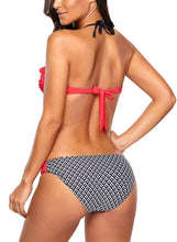Load image into Gallery viewer, Frill Bikini and Printed Swimsuit