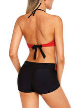Load image into Gallery viewer, Twist Front Bikini and Boardshort Swimsuit